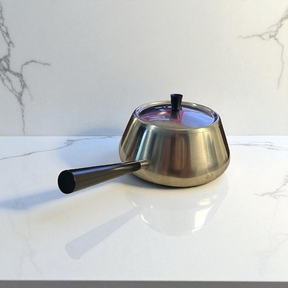 Vintage Spring Inox Swiss Fondue Pot - Mid-Century Modern Charm - Picture 2 of 10